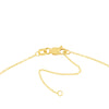 Simulated Turquoise Open Heart Adj. Necklace