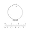 CZ Infinity Adjustable Bracelet