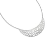 SS Rhodium-plated Fancy Necklace