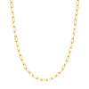 5.25mm Paper Clip Chain with Lobster Lock