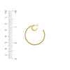 50mm Double Open Hoop Earrings