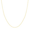 1.30mm Paper Clip Chain with Pear Shape Lobster Lock