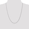 14K White Gold 1.2mm Spiga Chain