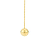 Bead Drop on Chain Earrings