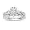 14K WG 0.64CT Diamond Bridal Ring