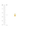 Padlock Design Baby Stud Earrings