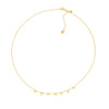 Alternating Hearts Bead Chain Choker