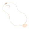 Engravable Disc Plate Adj. Necklace
