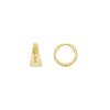Tapered Reversible Hoop Earrings