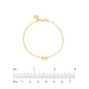 Kid's Paper Clip Chain Bracelet with Cat