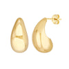 Teardrop Dome Earrings