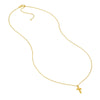 Puffy Beaded Cross Necklace