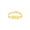 Mini ID Plate Curb Chain Ring