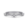 14K White Gold Diamond Wedding Band