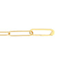 Push Lock Paper Clip Bracelet