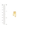 Double J-Hoop Earrings