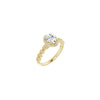 14K Yellow 7x5 mm Oval Engagement Ring Mounting