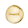 Round Polished Button Omega Earrings