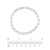 5mm Paper Clip Chain with Lobster Lock