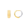 Two Tone Hoop Earrings
