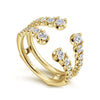 14K Yellow Gold Diamond Ring Enhancer