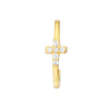 1/20tcw Diamond Cross Earring Cuffs