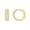 5 Row Diamond Pave Huggies (3/4tcw)