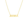 5mm Block Font Nameplate Necklace