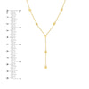 Mini Disc Lariat Adjustable Necklace