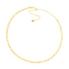 Hollow Figaro Chain Adjustable Choker