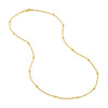 Diamond Cut Beaded Popcorn Chain