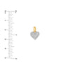 Pave Diamond Heart Pendant (3/8tcw)