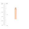 Small Vertical Bar Engravable Charm