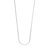 Sterling Silver Long All-Around Disc Necklace