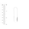 Marquise Threader Earrings