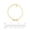 CZ Infinity Adjustable Bracelet