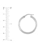 30mm High Polished Basic Twist Hoops