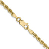 14K 2.75mm Diamond-Cut Lightweight Rope Chain