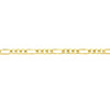 2.85mm Light Concave Figaro Chain with Lobster Lock