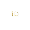 Reversible CZ Hoop Earrings