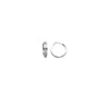Reversible CZ Hoop Earrings