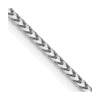 14K White Gold 1.1mm Franco Chain