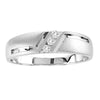 14K 0.10Ct Diamond Men&amp;Apos;S Band