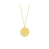 Engravable Disc Pendant Necklace