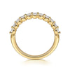 14K Yellow Gold Diamond Wedding Band