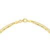 Diamond Multi Layered Lariat Spike Necklace