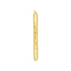 4mm x 42mm Diamond-Cut Oval Hoop Earrings