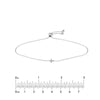 Mini Diamond Cross Bolo Bracelet