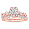 14K 1.00Ct Fancy Cut Bridal Ring