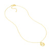 Fluted Love Medallion Necklace